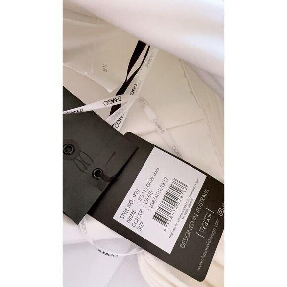 Zhivago IT’S NO GAME Midi DRESS white US8 - Picture 9 of 11